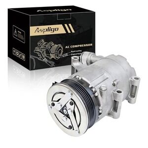 Aspligo AC Compressor 5PK 12V R134a Ford Focus 2012-2014 OEM Replacement